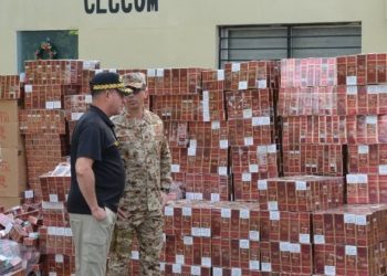 CESFronT entrega a Ceccom más de un millón de cigarrillos y 7,633 bebidas alcohólicas decomisados