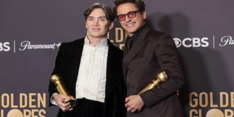 Filme Oppenheimer arrasa en los premios Globo de Oro