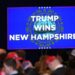 Trump gana en las primarias republicanas de Nuevo Hampshire