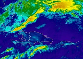 Pronostica la ONAMET escasas precipitaciones este lunes y el martes lluvias frecuentes