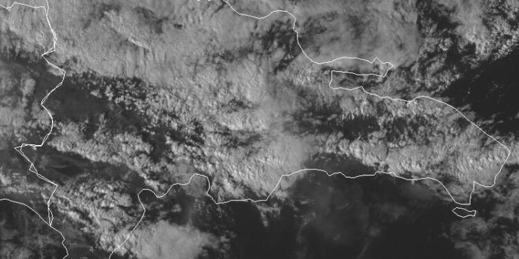 Sistema frontal se aleja gradualmente de dominicana