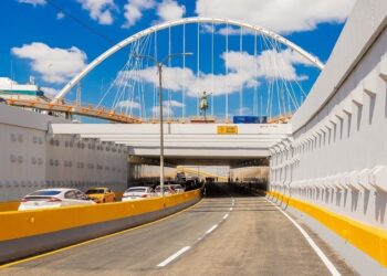 Obras Públicas abre al tránsito el paso a desnivel de la 27 de Febrero con Máximo Gómez