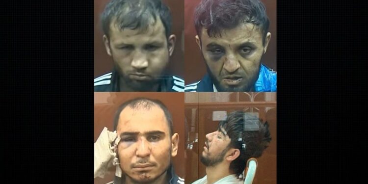 Tribunal arresta a los terroristas del Crocus City Hall