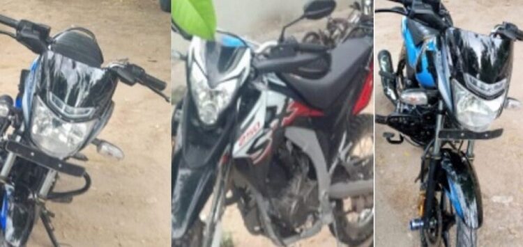 Policía desmantela banda dedicada al robo de motocicletas