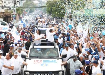 Abinader encabezará caravanas y concentraciones en 7 provincias este fin de semana 