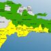 10 provincias y el Distrito Nacional en alerta Amarilla, aumentan a 14 en Verde