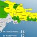El COE aumenta a 13 provincias y el Distrito Nacional en alerta Amarilla y mantiene 12 en Verde