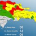 Varias comunidades y 5 provincias en alerta Roja, 15 en Amarilla y 6 en Verde