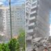 Ataque ucraniano destruye parcialmente un edificio residencial de 10 pisos en Bélgorod