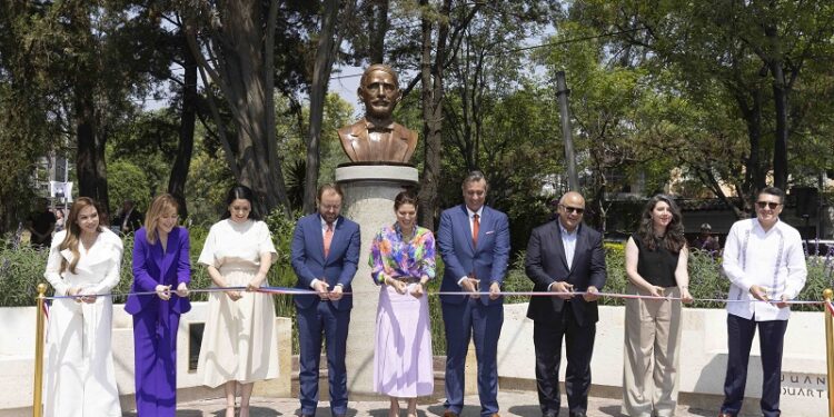 Embajada Dominicana en México inaugura Jardín República Dominicana y Monumento a Juan Pablo Duarte