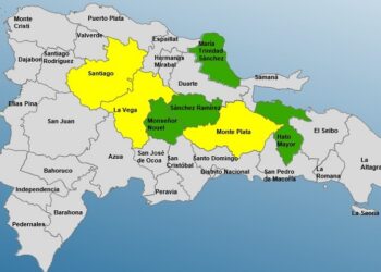 Siguen tres provincias en alerta Amarilla y cuatro en Verde