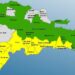 El COE mantiene 10 provincias y el Distrito Nacional en alerta Amarilla, 14 están en Verde