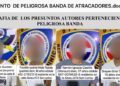 Policía desmantela banda de asaltantes