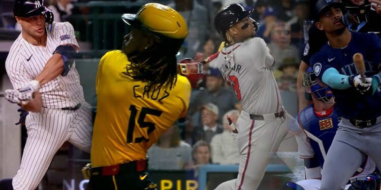 Los 11 jugadores con mayor velocidad del bate en las Mayores