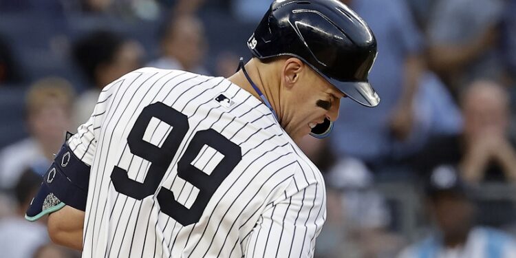 Judge fuera de la alineación de Yankees un día después del bolazo en la mano