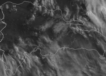 La ONAMET pronostica aguaceros de moderados a fuertes con tronadas esta tarde