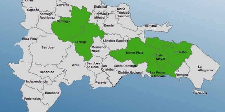 El COE mantiene seis provincias en alerta Verde