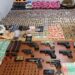 Ocupan armas de fuego ilegales, drogas, dinero en efectivo, balanzas, celulares y pertrechos militares