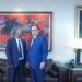 Valdez Albizu recibe la visita de su homólogo de Guyana