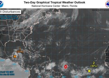 Tormenta Beryl se convertiría en un peligroso huracán antes de llegar a las Islas de Barlovento