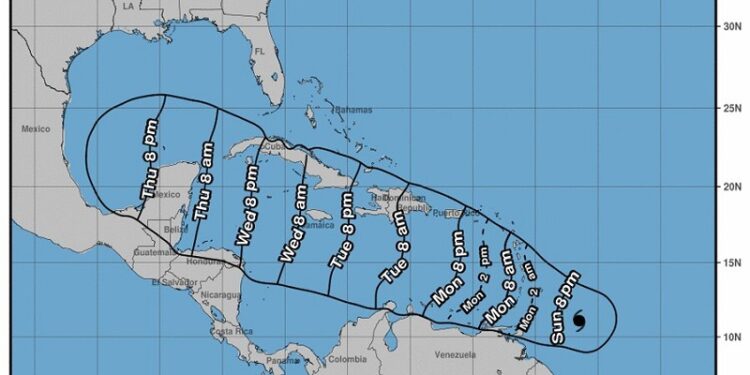 Beryl se acerca a las Islas de Barlovento, gobierno dominicano emite vigilancia de tormenta