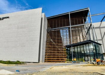 Palacio de Justicia Santo Domingo Este está avanzado en más de un 85% de su construcción