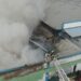 Asegura uso de drones fue vital para controlar incendio en nave industrial de autopista Duarte