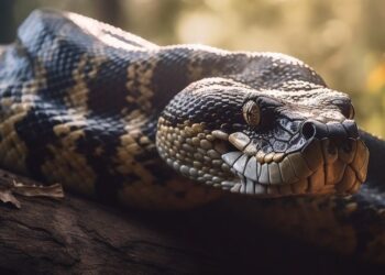 Hallan el cuerpo de una mujer en el estómago de una enorme pitón
