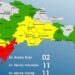 Mantienen 2 provincias en alerta roja, aumenta a 10 y al Distrito Nacional en Amarilla y a 10 en Verde
