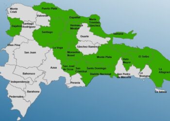 Aumentan a 16 provincias y al Distrito Nacional en aleta Verde
