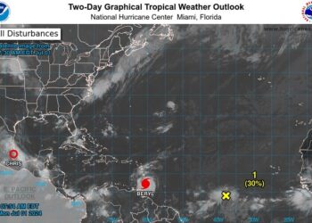 Vientos y marejadas de Beryl se esperan en las Islas de Barlovento