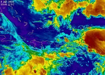 La ONAMET reporta fuertes lluvias