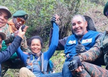 Rescatan senderista que se extravió en la Cordillera Central