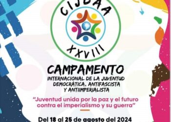 Anuncian Campamento Internacional de la Juventud Democrática