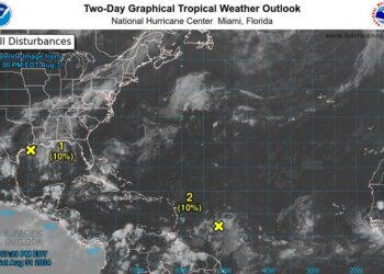 Una depresión tropical podría formarse la semana próxima