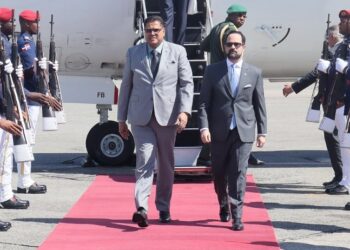 El presidente de Surinam llega al país para asistir a juramentación de segundo mandato de Luis Abinader
