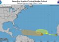 Centro de Huracanes vigila dos ondas tropicales con posibilidad de desarrollo