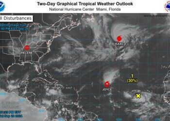 Centro de Huracanes pronostica dos depresiones tropicales para la próxima semana