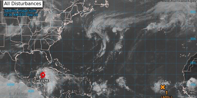 Se forma tormenta tropical Helene sobre el mar del Caribe