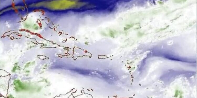 Pronostica el INDOMET aguaceros locales con tronadas en varios puntos del país