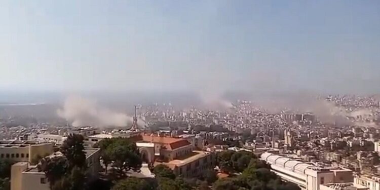 Israel realiza nuevos ataques aéreos en Beirut