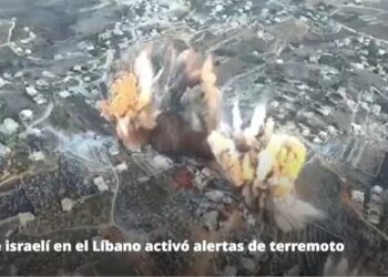 Ataque israelí en el Líbano activó alertas de terremoto