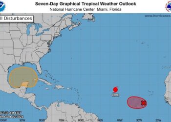 Pronostican algunos aguaceros hacia el interior del país en la tarde