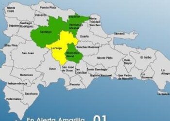Una provincia en alerta Amarilla y cuatro en Verde