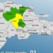 Una provincia en alerta Amarilla y cuatro en Verde