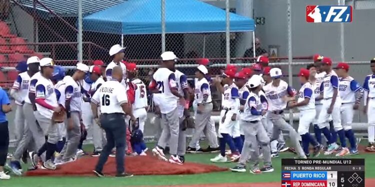 República Dominicana derrota a Puerto Rico, gana Grupo B y clasifica al Mundial U12