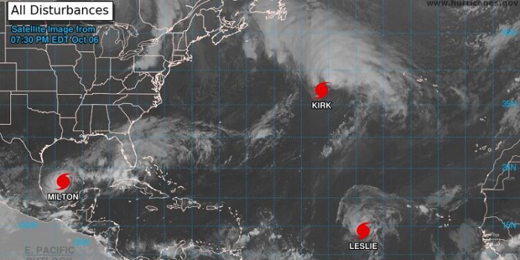 Milton se convertirá en un huracán mayor este lunes
