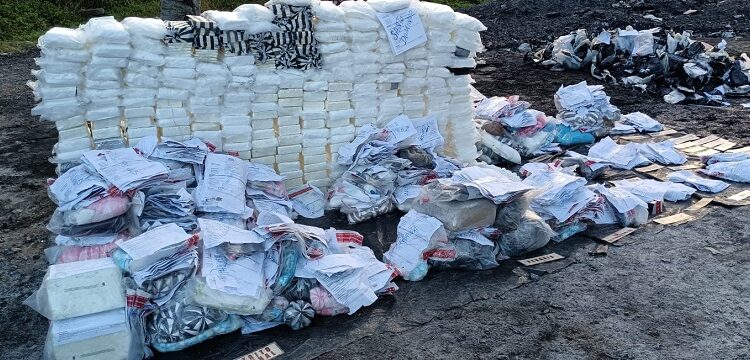 El Inacif quema cerca de media tonelada de drogas incautadas