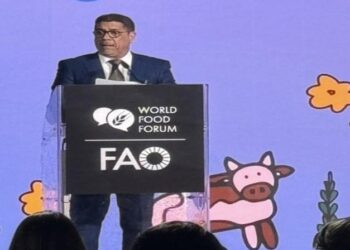 Limber Cruz dice en la FAO: “El mundo debe gastar menos en armas y más en alimentación.”