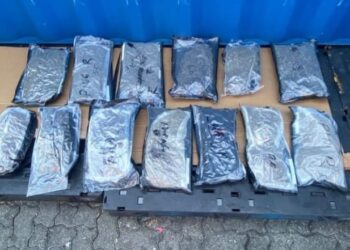 Ocupan 13 paquetes de marihuana en el puerto de Haina; apresan a una mujer
